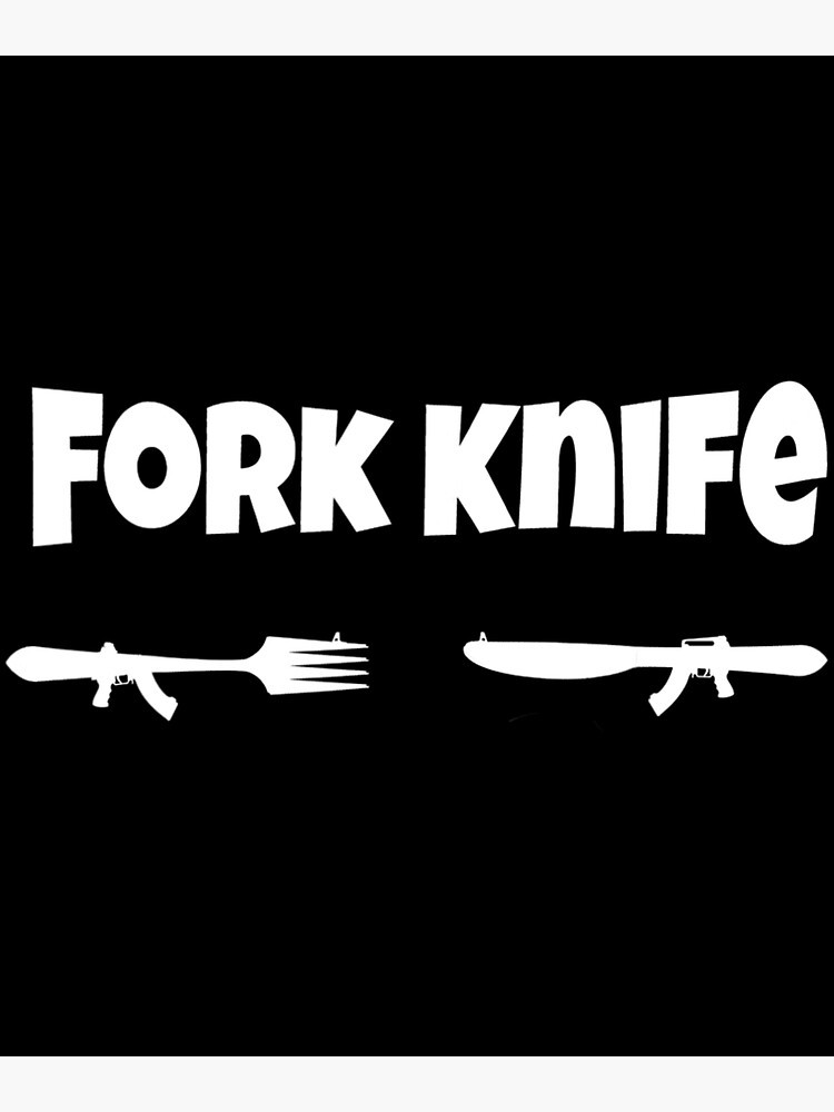 "Fork Knife Video Game" Poster for Sale by MozaTar Redbubble