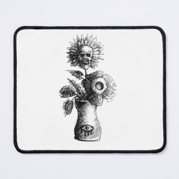 Item preview, Botany skull ink designed and sold by JaguarPL.