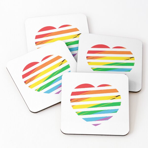 Item preview, Pride Rainbow Heart designed and sold by risingrocket.
