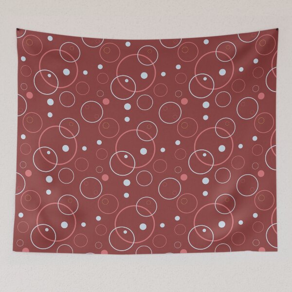Item preview, Pretty Circles Pattern in Pink and White designed and sold by JulieSouster.