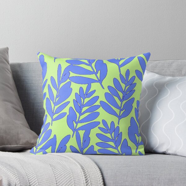 Item preview, Blue and Yellow Leaf design designed and sold by NightRags.
