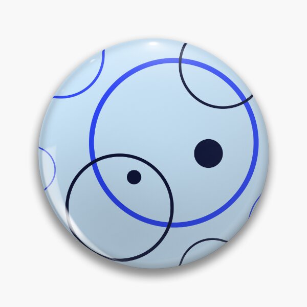 Item preview, Pretty Circles Pattern in Shades of Blue designed and sold by JulieSouster.