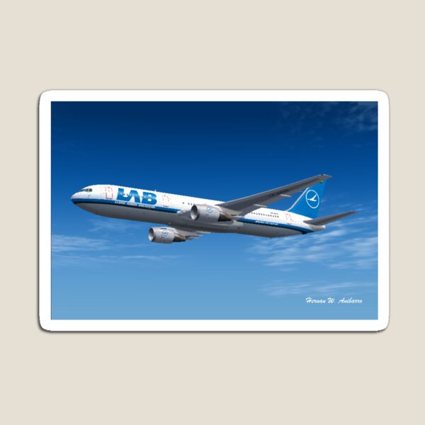 LAB Airlines Boeing 767-300ER Magnet