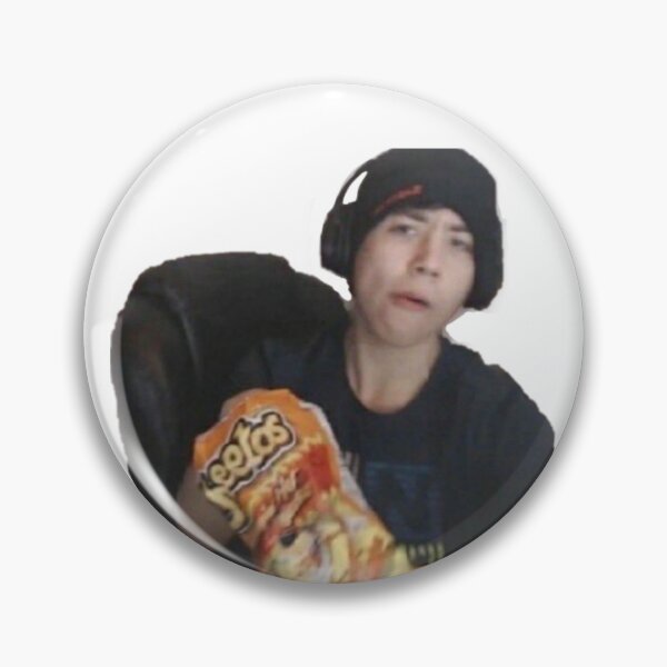 Item preview, quackity eating hot chip designed and sold by leighwhannll.