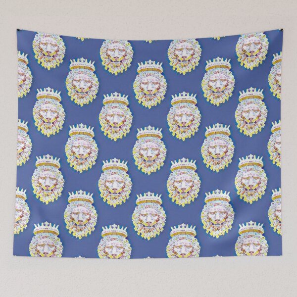 Item preview, Stuffed Lion Pattern Featuring Golden Lions, For Kitty Lovers and Cat owners  designed and sold by haRexia.