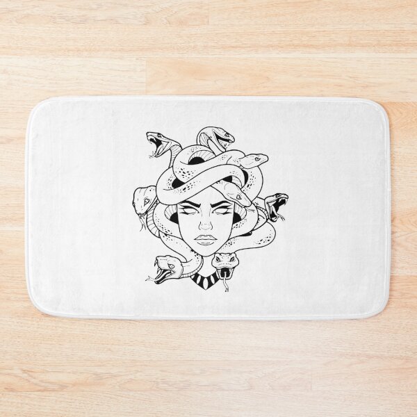 Item preview, Medusa gorgon tattoo designed and sold by si3iy.