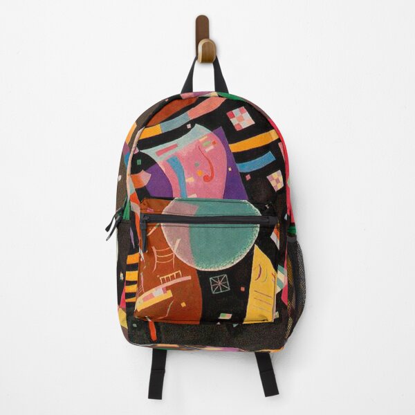 Item preview, Painting with red art by wassily kandinsky classic poster designed and sold by Golido.