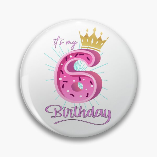 Item preview, It's My 6th Birthday designed and sold by FantasticBee.