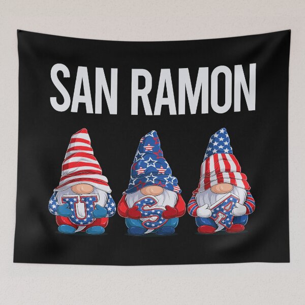Item preview, Happy USA Gnomes San Ramon designed and sold by xaviajames9.
