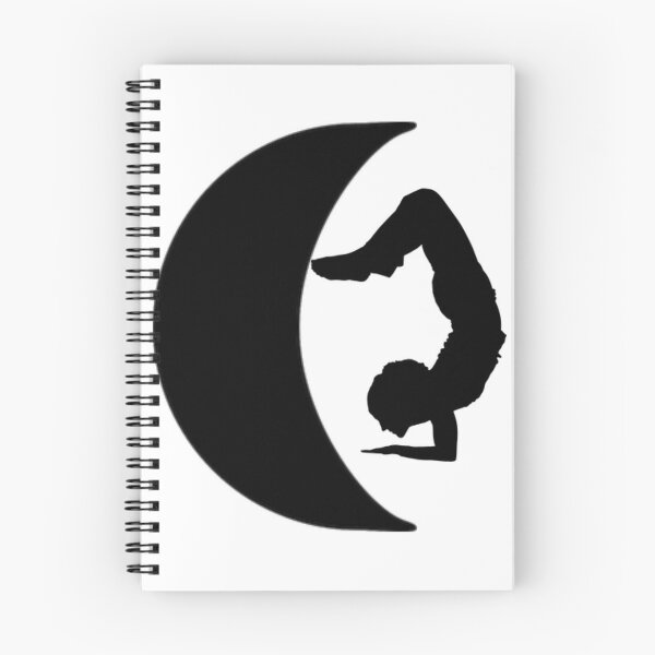 Item preview, Cute half moon yoga pose art. designed and sold by BEAUTY ⭐⭐⭐⭐⭐.