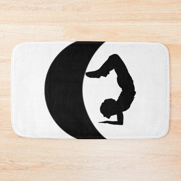 Item preview, Cute half moon yoga pose art. designed and sold by BEAUTY ⭐⭐⭐⭐⭐.