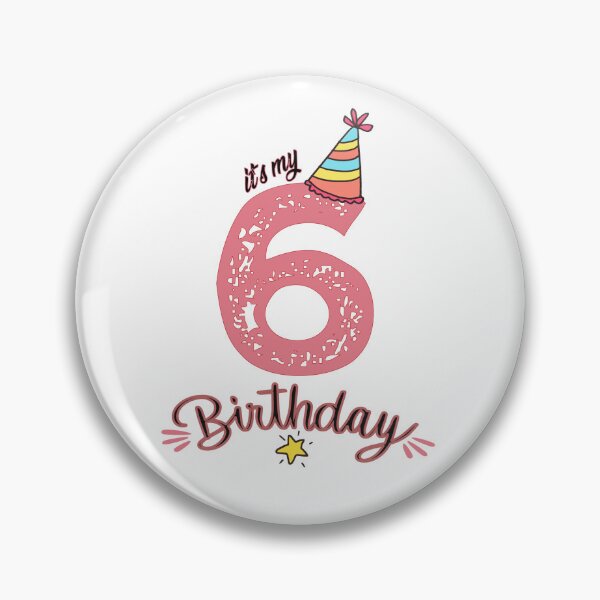 Artikelvorschau, Es ist mein 6. Geburtstag entworfen und verkauft von FantasticBee.