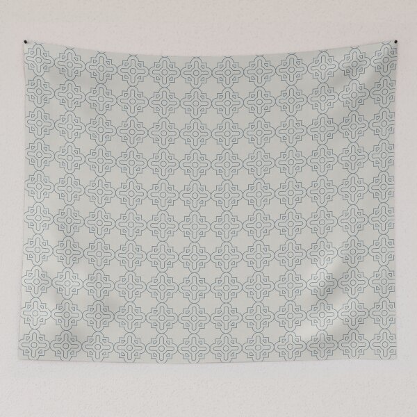 Item preview, Geometric Pattern: Zellij: Bluestone designed and sold by Red Wolf.