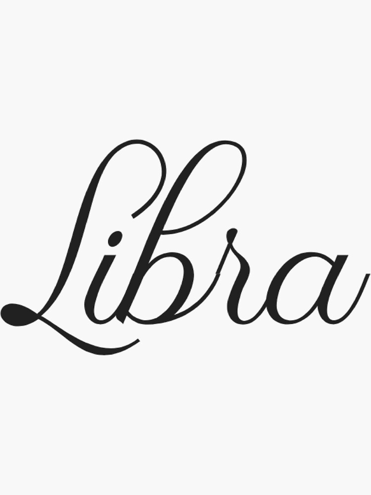 Libra Zodiac Name Design