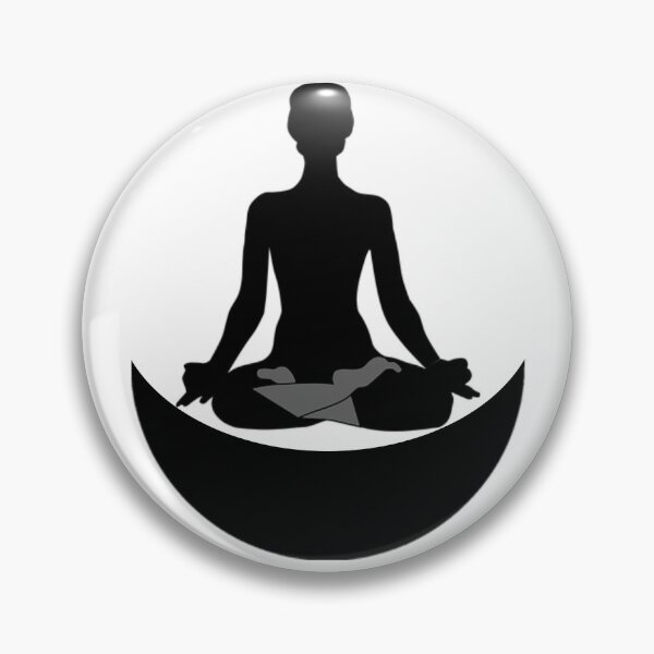 Item preview,  Cute half moon yoga pose art. designed and sold by BEAUTY ⭐⭐⭐⭐⭐.