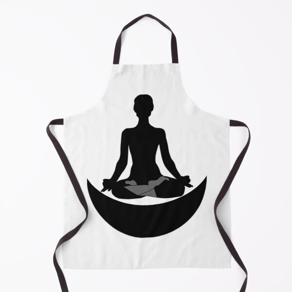 Item preview,  Cute half moon yoga pose art. designed and sold by BEAUTY ⭐⭐⭐⭐⭐.