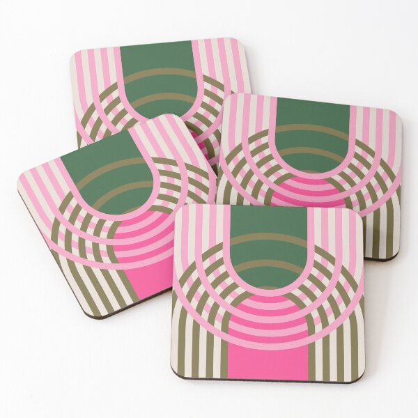 Item preview, Green and Pink Balanced Rainbow Arcs designed and sold by cadinera.
