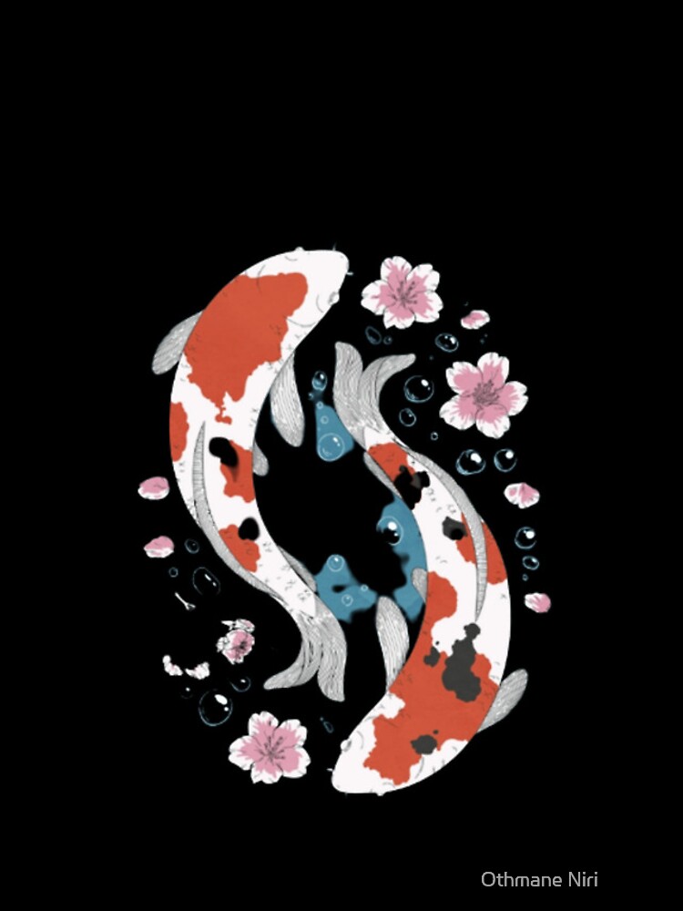 Japanese Koi Pond Fabric, Wallpaper and Home Decor | Spoonflower