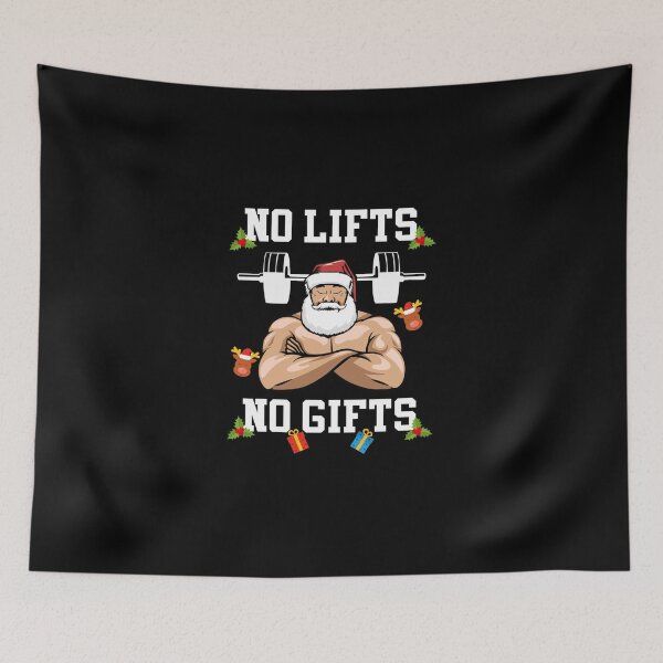 Item preview, No Lifts No Gifts Weightlifter Bodybuilding Christmas Classic T-Shirt designed and sold by janlzmaude.