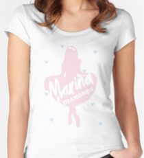 Marina and the diamonds Women's Fitted Scoop T-Shirt