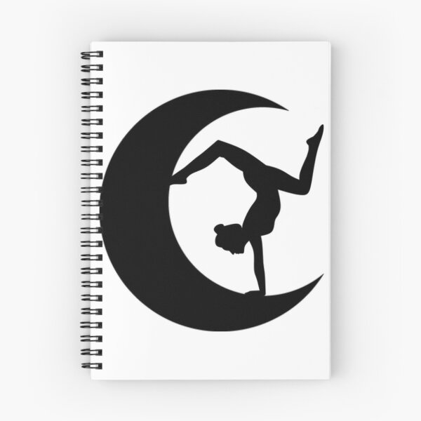 Item preview,  Cute half moon yoga pose art. designed and sold by BEAUTY ⭐⭐⭐⭐⭐.