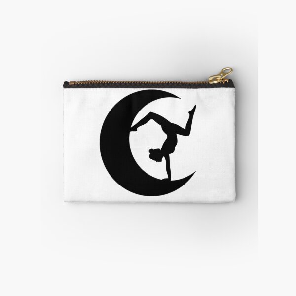 Item preview,  Cute half moon yoga pose art. designed and sold by BEAUTY ⭐⭐⭐⭐⭐.