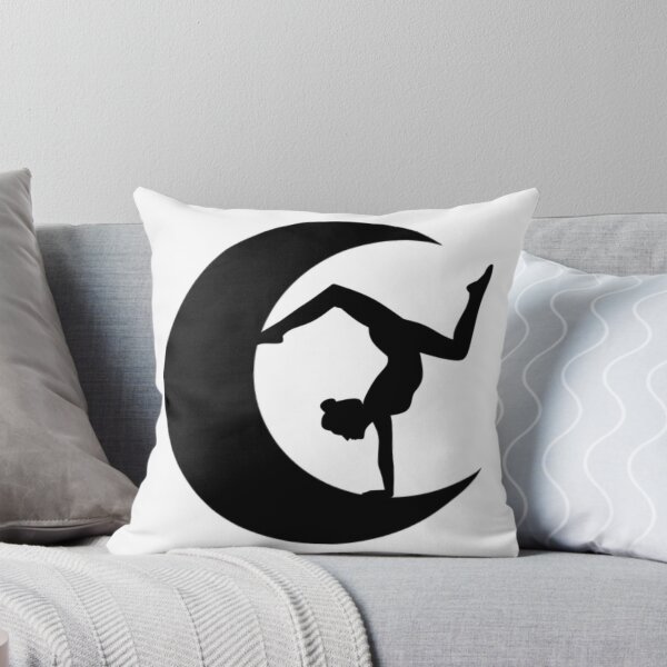 Item preview,  Cute half moon yoga pose art. designed and sold by BEAUTY ⭐⭐⭐⭐⭐.