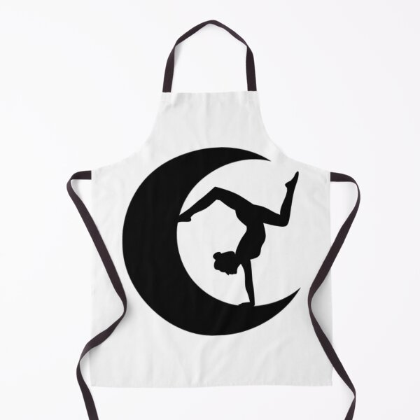 Item preview,  Cute half moon yoga pose art. designed and sold by BEAUTY ⭐⭐⭐⭐⭐.