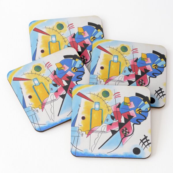 Item preview, Yellow red blue poster art by wassily kandinsky classic poster  designed and sold by Golido.