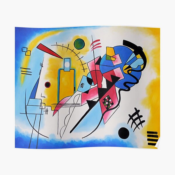 Yellow Red Blue Poster Art By Wassily Kandinsky Classic Poster yellow-red-blue-poster-art-by-wassily-kandinsky-classic-poster