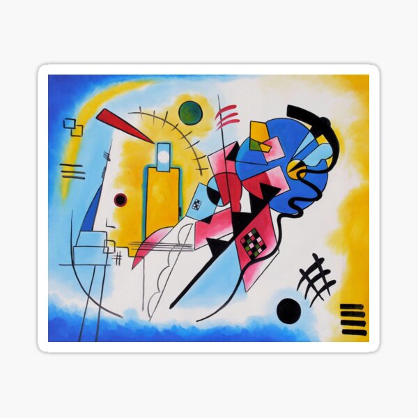 Yellow Red Blue Poster Art By Wassily Kandinsky Classic Poster yellow-red-blue-poster-art-by-wassily-kandinsky-classic-poster