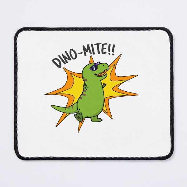 Item preview, Dino-mite Funny Dinosaur Puns  designed and sold by punnybone.