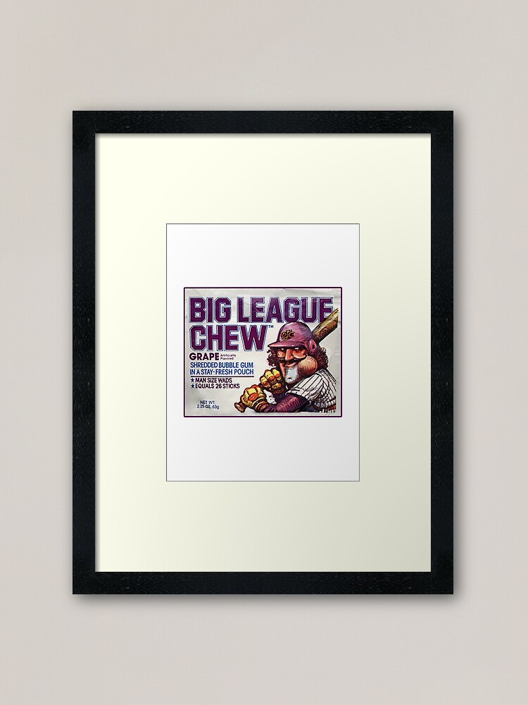 Big League Chew Framed Art Print for Sale by Retro Active