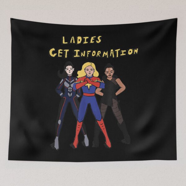 Item preview, Super Heroes Ladies Get Information  designed and sold by saamwymored.