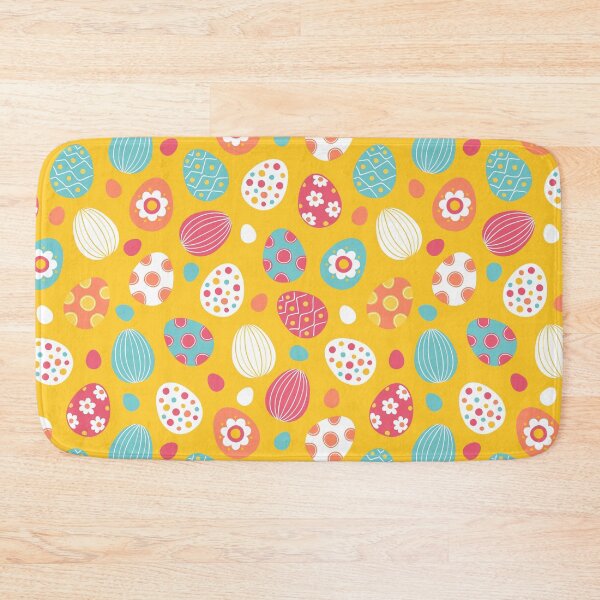 Item preview, Colorful Eggs Yellow BG designed and sold by vanyadesign.