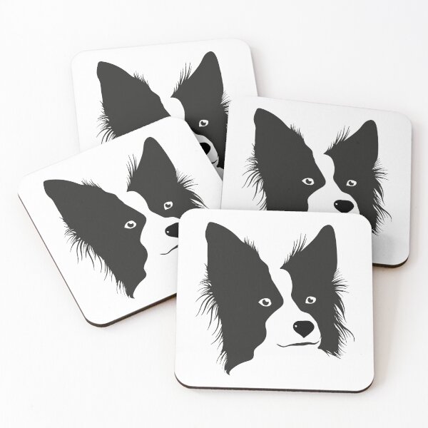 Item preview, friendly boarder collie designed and sold by kasumidesign.