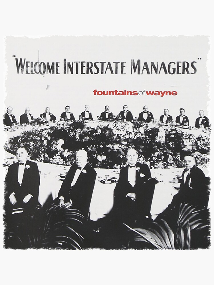 "Fountains Of Wayne Interstate Managers Essential TShirt