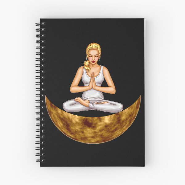 Item preview,    Cute half moon yoga pose art. designed and sold by BEAUTY ⭐⭐⭐⭐⭐.