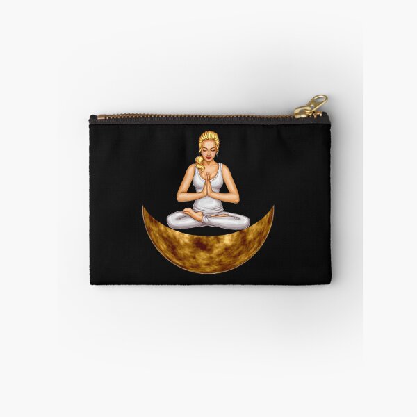Item preview,    Cute half moon yoga pose art. designed and sold by BEAUTY ⭐⭐⭐⭐⭐.