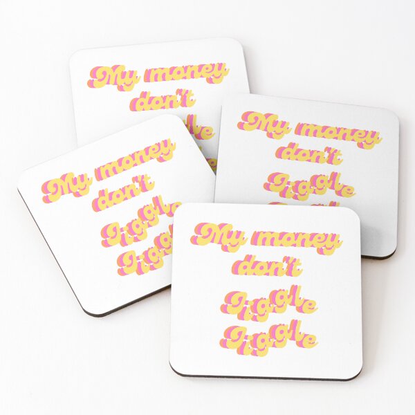Item preview, My money don't jiggle jiggle quote designed and sold by Peachy-Draws.