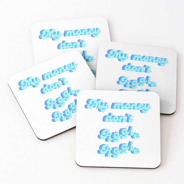 Item preview, My money don't jiggle jiggle quote designed and sold by Peachy-Draws.
