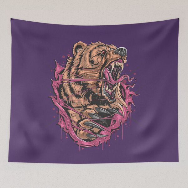 Item preview, grizzly mama bear angry designed and sold by Crazyideeas.