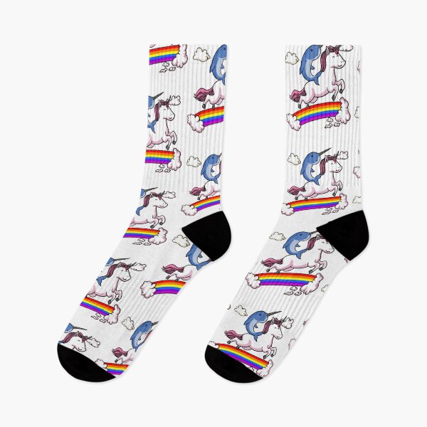 Item preview, Narwhal Fish Riding Unicorn  designed and sold by underheaven.