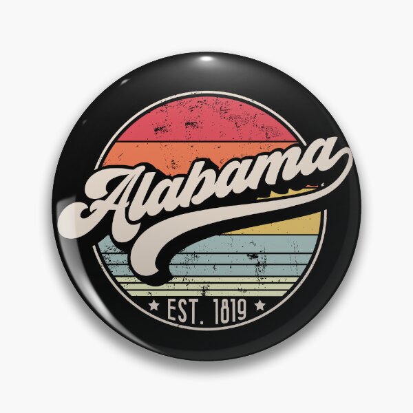 Item preview, Retro Alabama Distressed Sunset Design designed and sold by gorillamerch.