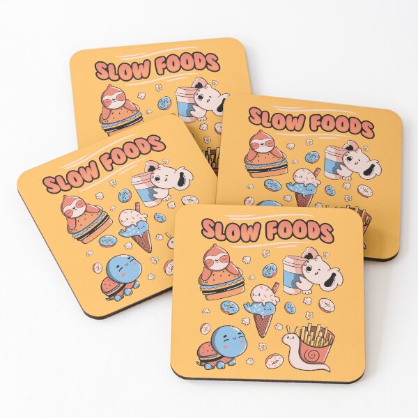 Item preview, Slow Food Cute Animals Sloth Koala turtle Snail Fries designed and sold by Tobe Fonseca®.