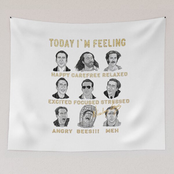 Item preview, Nicholas Cage - Nicolas Cage - Nick Cage - Nic Cage | Funny Feeling designed and sold by PAFDesign.