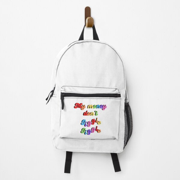 Item preview, My money don't jiggle jiggle quote rainbow designed and sold by Peachy-Draws.