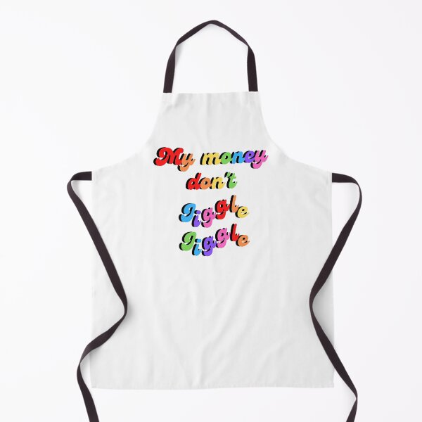Item preview, My money don't jiggle jiggle quote rainbow designed and sold by Peachy-Draws.