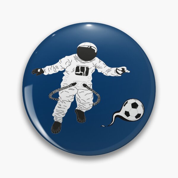 Item preview, Astronaut Playing Football Soccer designed and sold by DomGDesign.