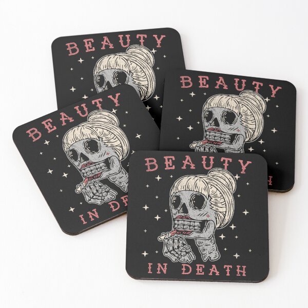 Item preview, Beauty in Death, Old School Tattoo Style Skull, Skeleton Makeup, Lipstick designed and sold by Proverbial Wisdom Design.